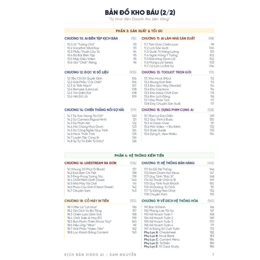Combo 2 Sách Kịch bản Video AI &amp; Tạo Video triệu views với Capcut AI