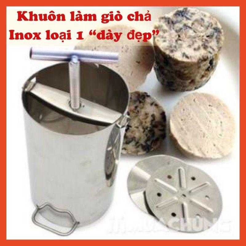 Khuôn Làm Giò Chả 1kg Bằng Inox 304,Khuôn Làm Giò Lụa,Giò Xào,Giò Thủ