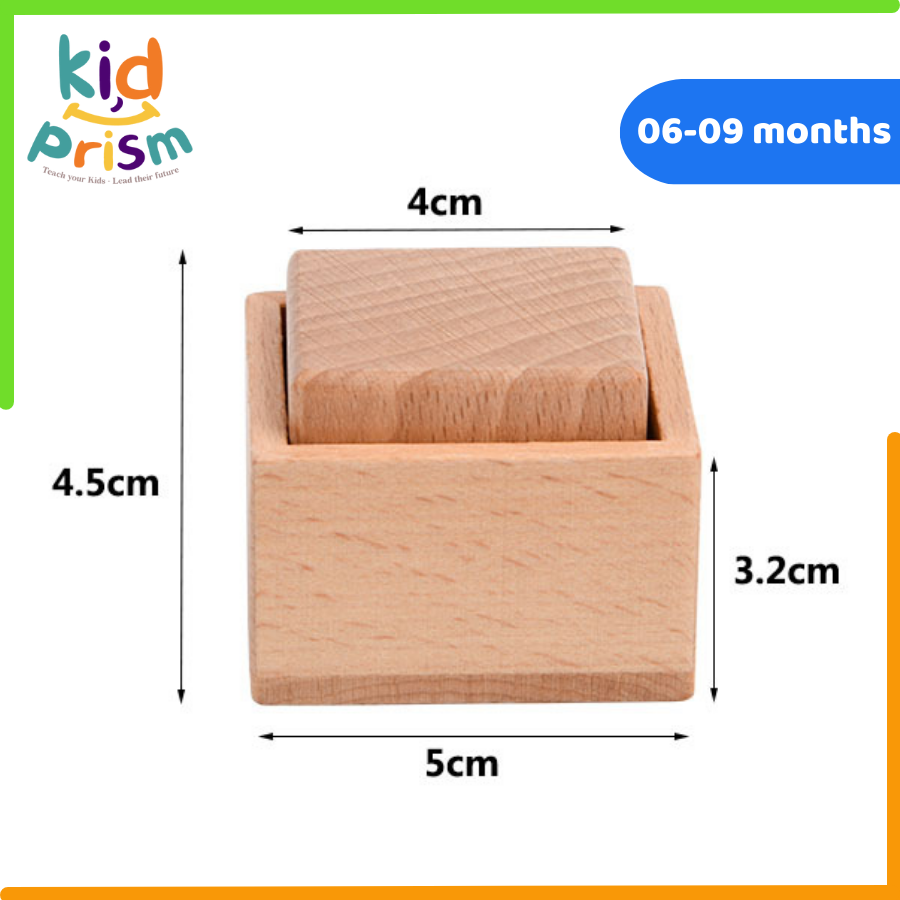 Đồ chơi Khối hộp, thả trụ Montessori bằng gỗ an toàn cho bé thỏa sức sáng tạo, phát triển vận động tinh, đồ chơi phát triển trí tuệ từ sớm (Đồ chơi Montessori)