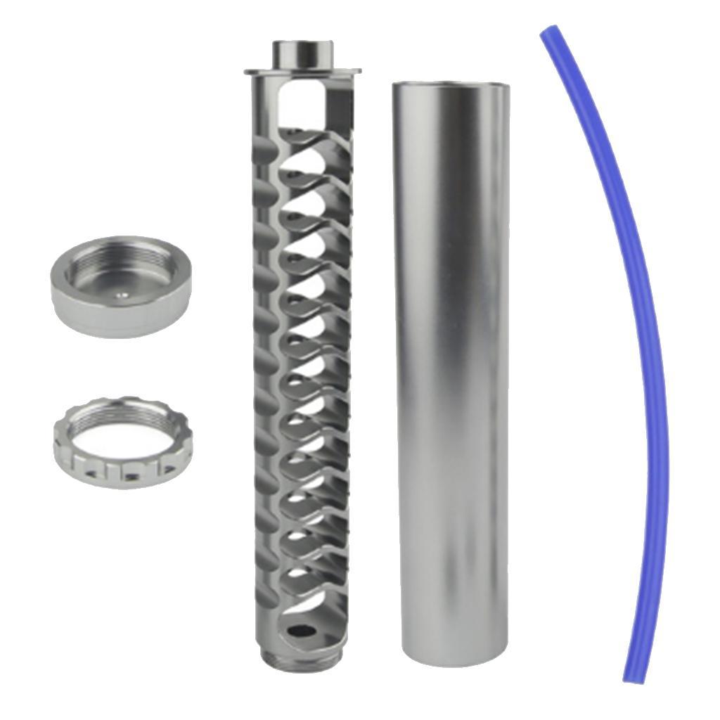 2 Set 1 / 2-28 Fuel Filter Kit, Auto Aluminum Fuel Filter For 4003 WIX 24003, Silver + Black