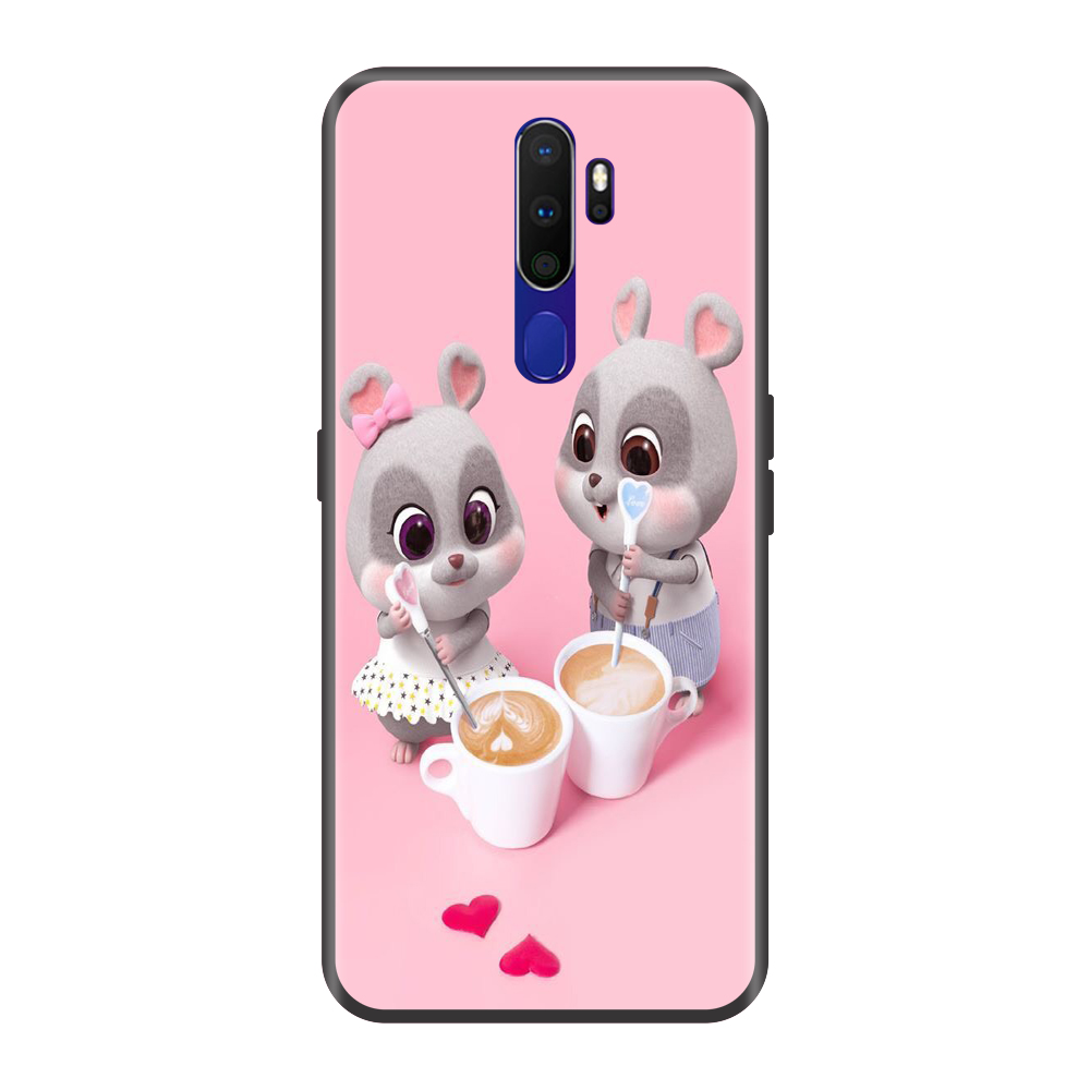 Ốp lưng TPU viền dẻo cho điện thoại OPPO A9 2020 Hình Chuột Tết 2020 Mẫu 12