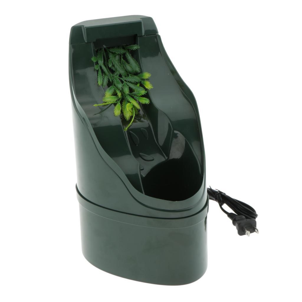 Adjustable Reptile Drinking  Fountain Feeding  Dispenser