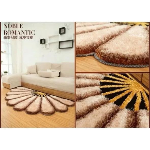 Thảm lông quạt sang xịn độc đáo, hiện đại