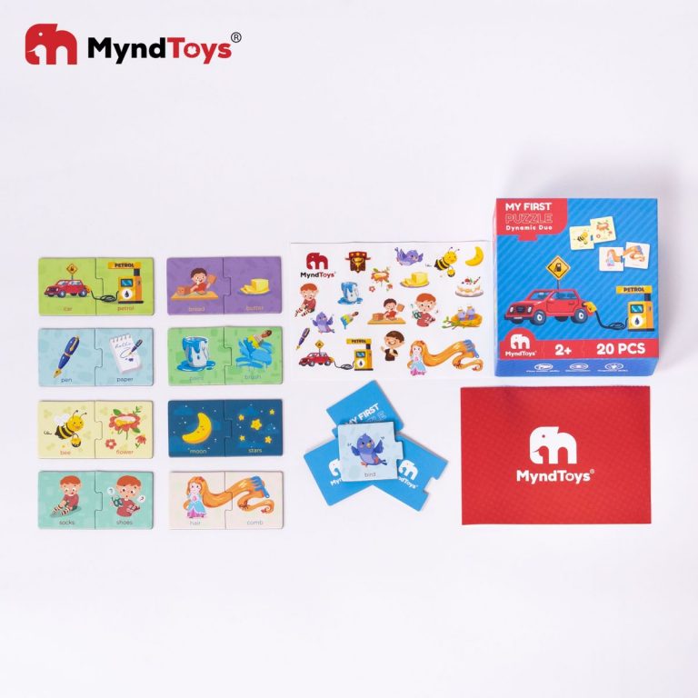 Đồ chơi xếp hình MyndToys My First Puzzle – Dynamic Duo (Cho Bé Từ 2 Tuổi - Nhiều Chủ Đề)