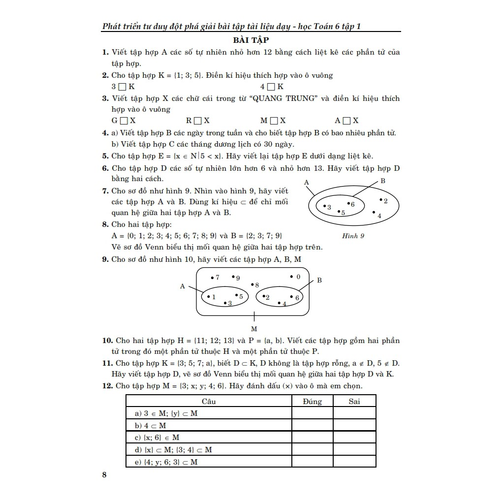 Sách - Phát Triển Tư Duy Đột Phá Giải Bài Tập Tài Liệu Dạy - Học Toán Lớp 6
