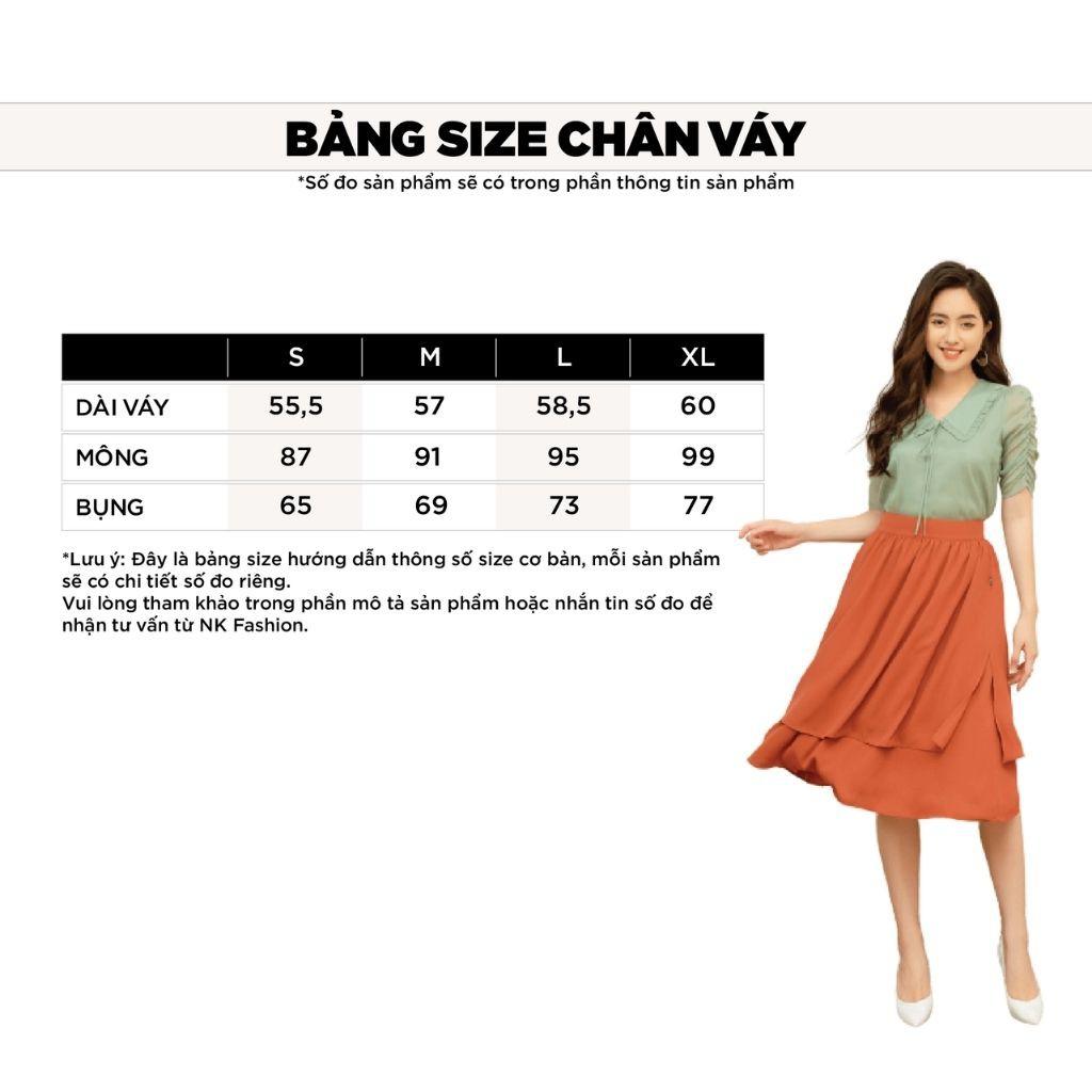 Chân Váy Nữ Công Sở NK Fashion Dáng Đuôi Cá Kèm Túi Chéo, Chất Vải Mềm Mịn, Co Giãn Tốt NKCV2012002