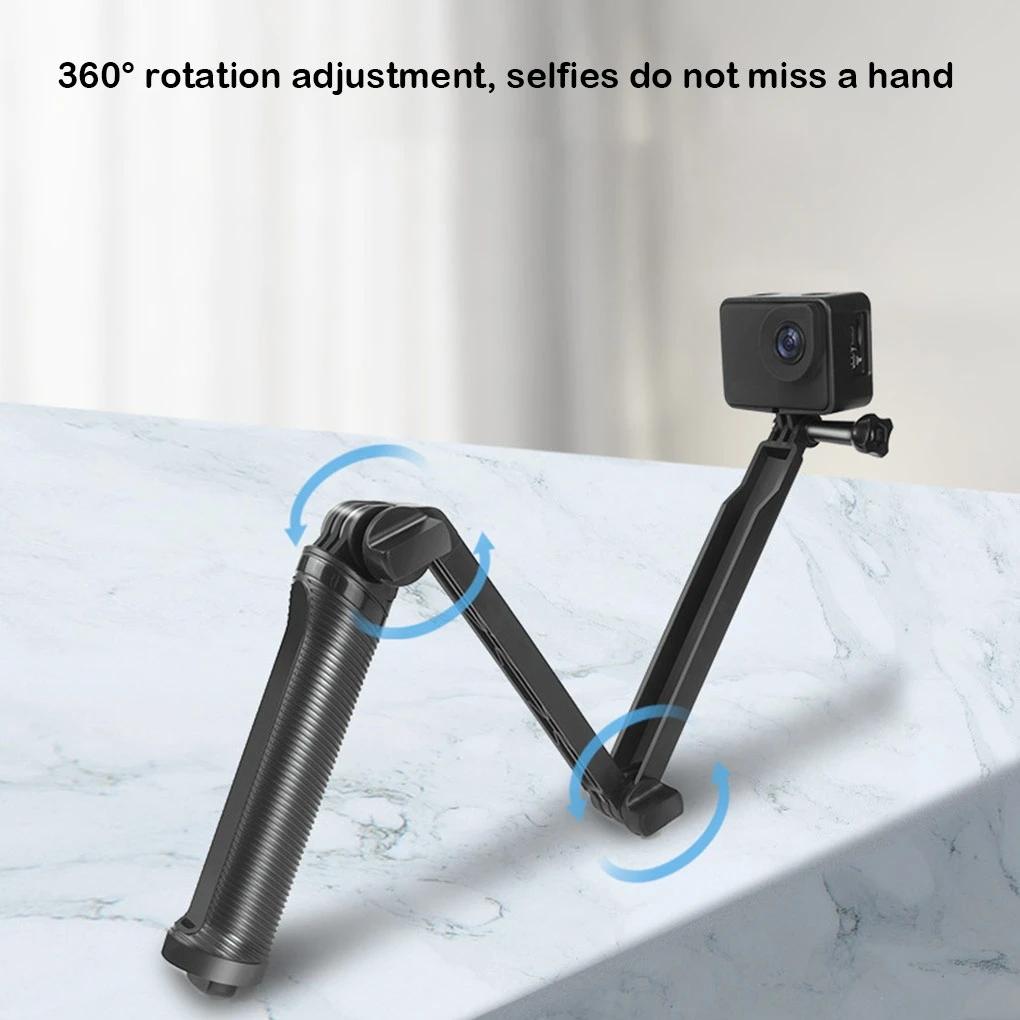 Camera Hành Động Cho GoPro Hero 10 9 Gậy Selfie Có Thể Điều Chỉnh Xoay 360° Tripod Nối Dài Thanh Monopod Hẹn Giờ Có Thể Gập Lại