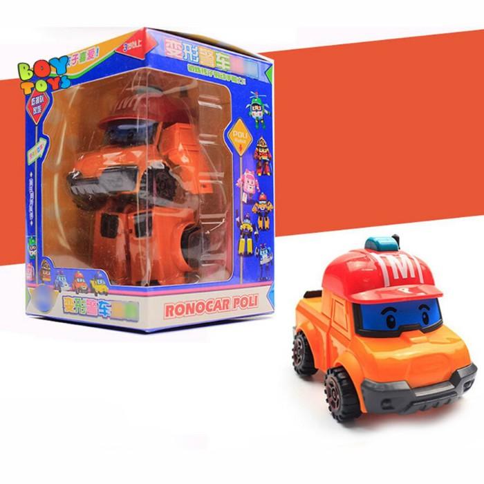 Hộp đồ chơi biến hình biệt đội xe Robocar Poli 2 trong 1