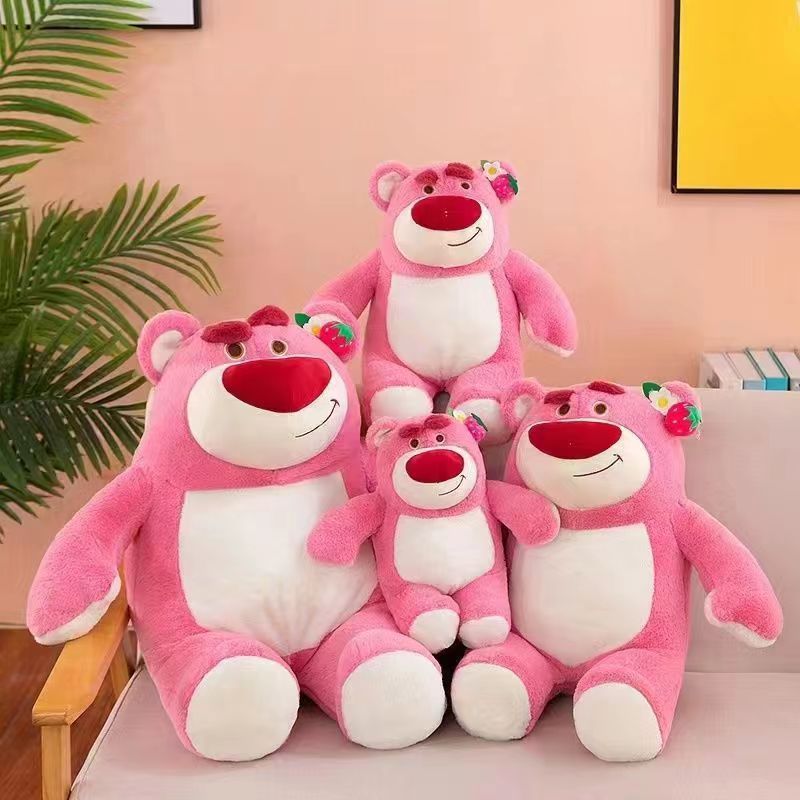 Gấu bông Lotso Tai dâu đứng lông tuyết