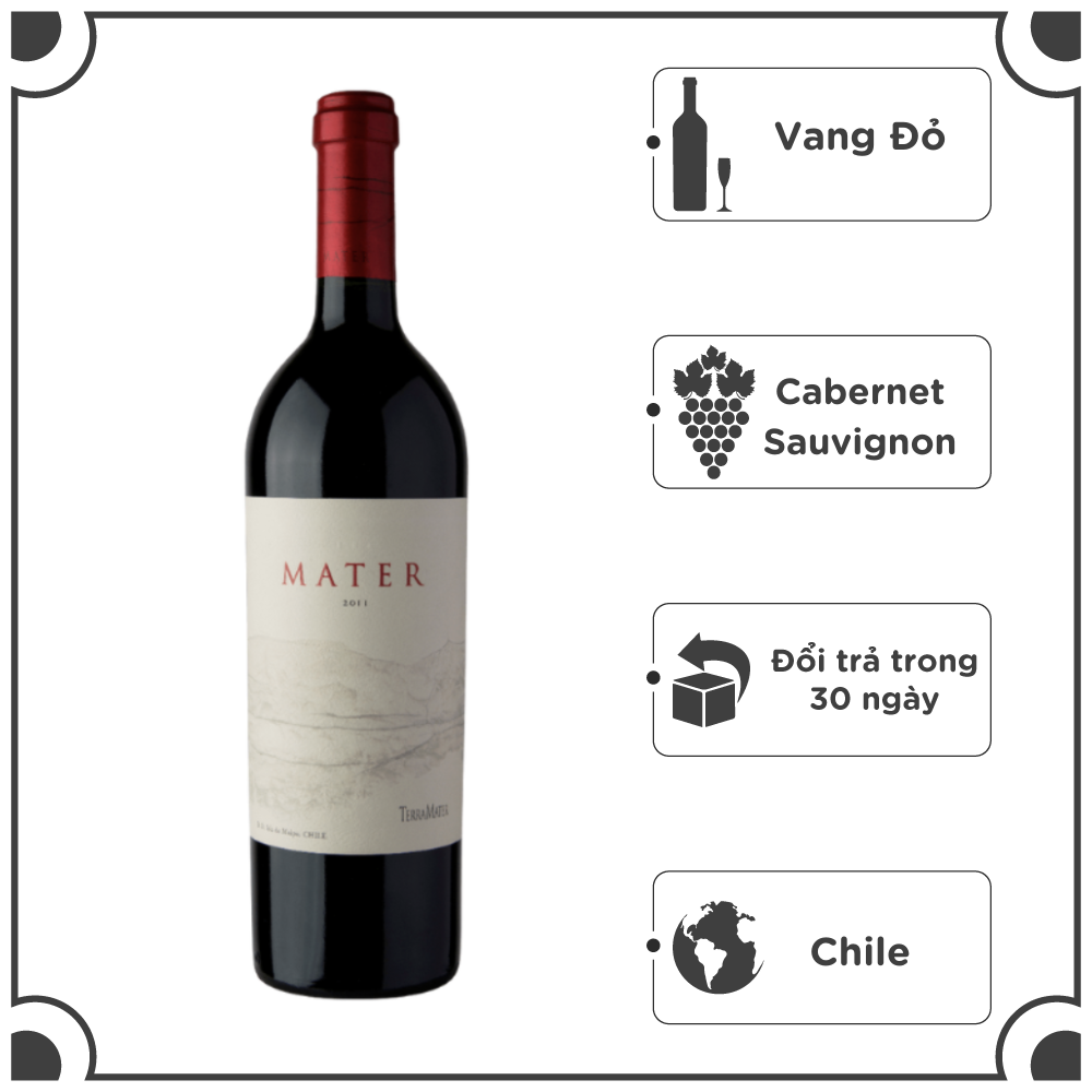 Rượu Vang Đỏ Chile TerraMater Mater Cabernet Sauvignon
