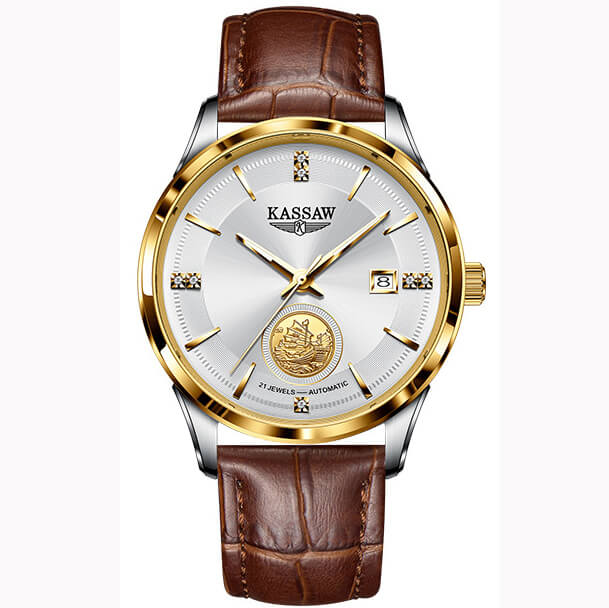 Đồng hồ nam chính hãng KASSAW K333-2 (Mạ vàng 24k)