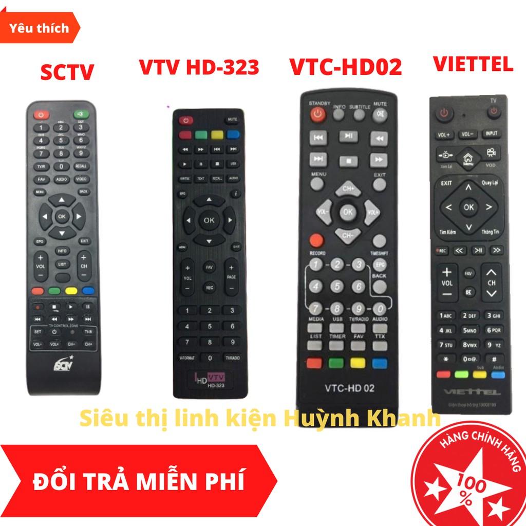 (GÍA SĨ) Remote đầu thu mặt đất các loại