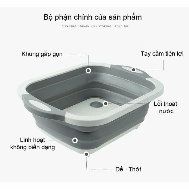 Thớt kiêm chậu đa năng tiện lợi