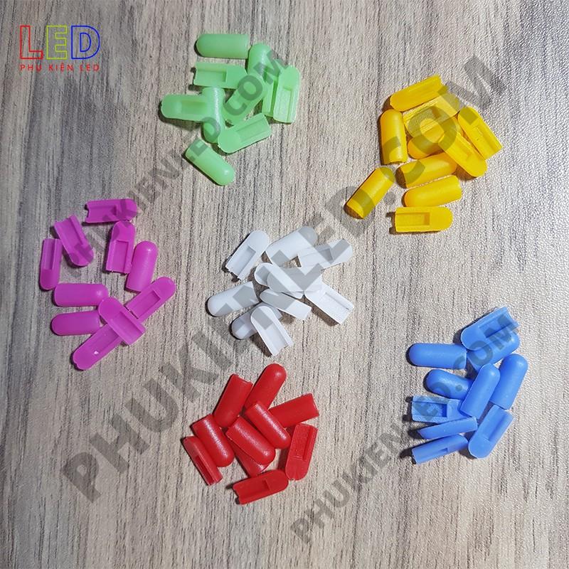 10 Đầu Bịt Dây Led Neon Kích Thước 6x12mm - Nút Bít Dây Led Neon - Đầu chụp Dây Led Neon - Số lượng 10 cái