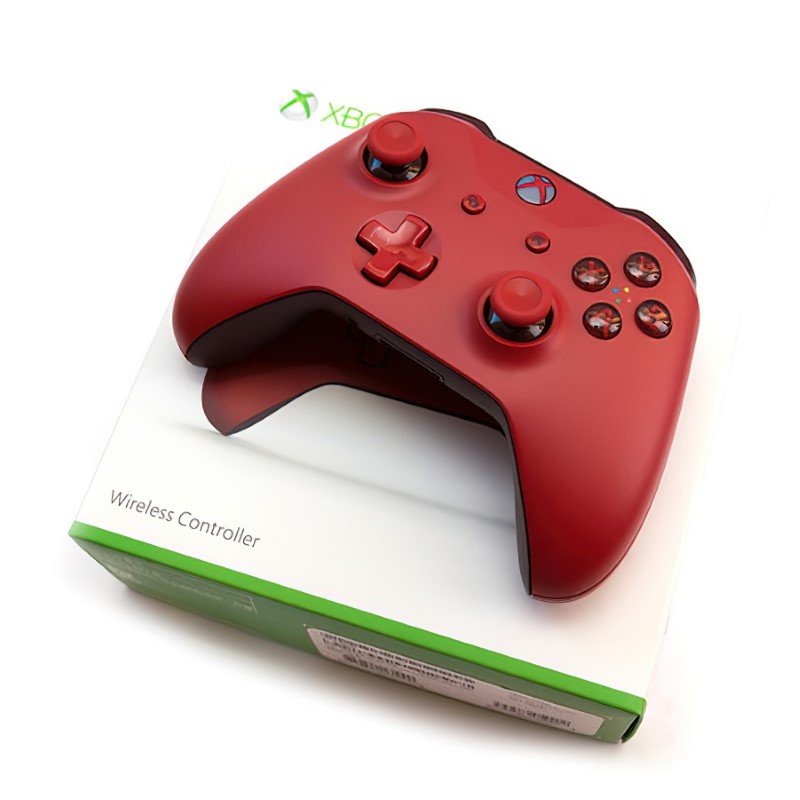 Gamepad Không dây Bluetooth Xbox One S Red.Ruby - hàng nhập khẩu