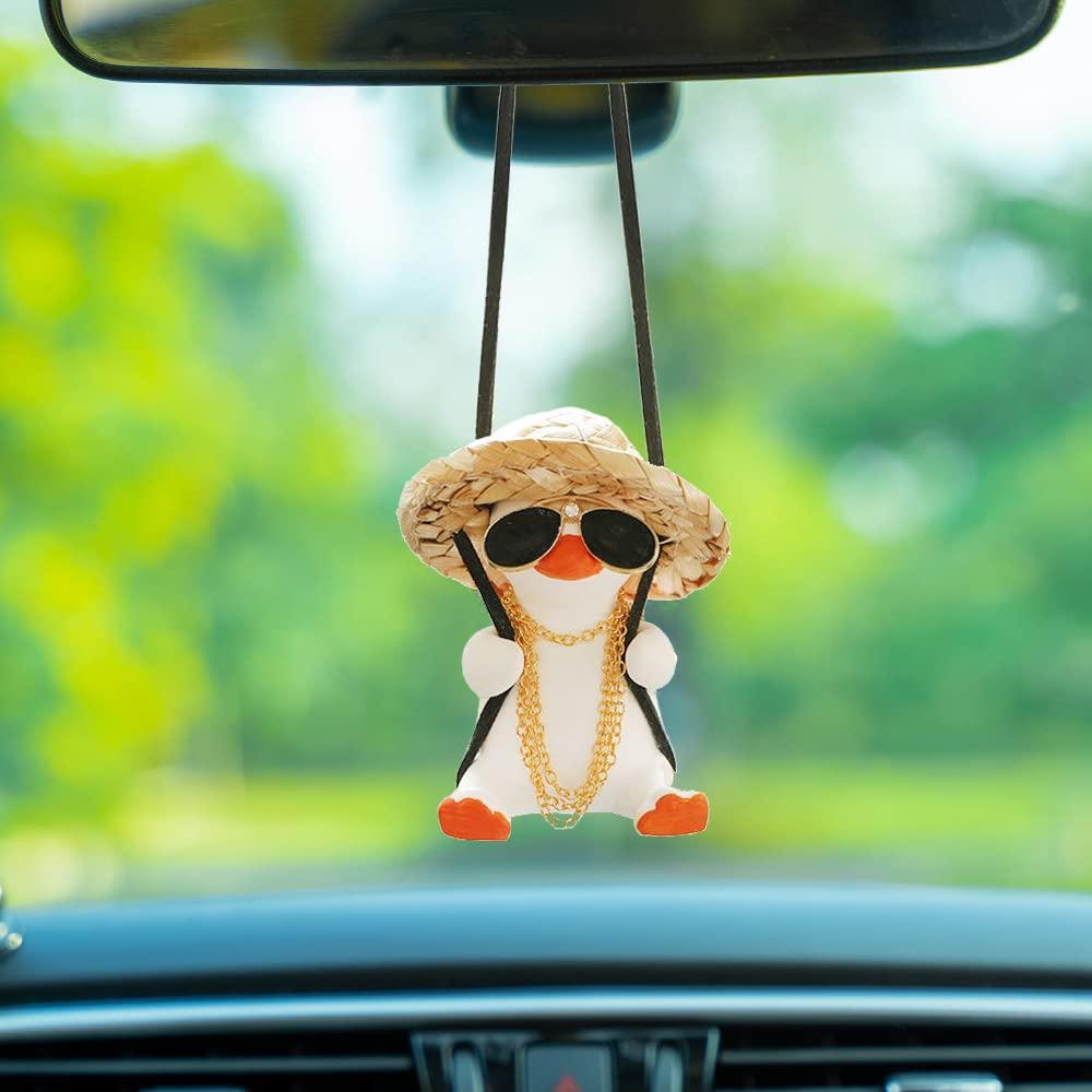 Phụ kiện hệ thống treo gương Swing Duck Xe treo trang trí phụ kiện xe hơi dễ thương
