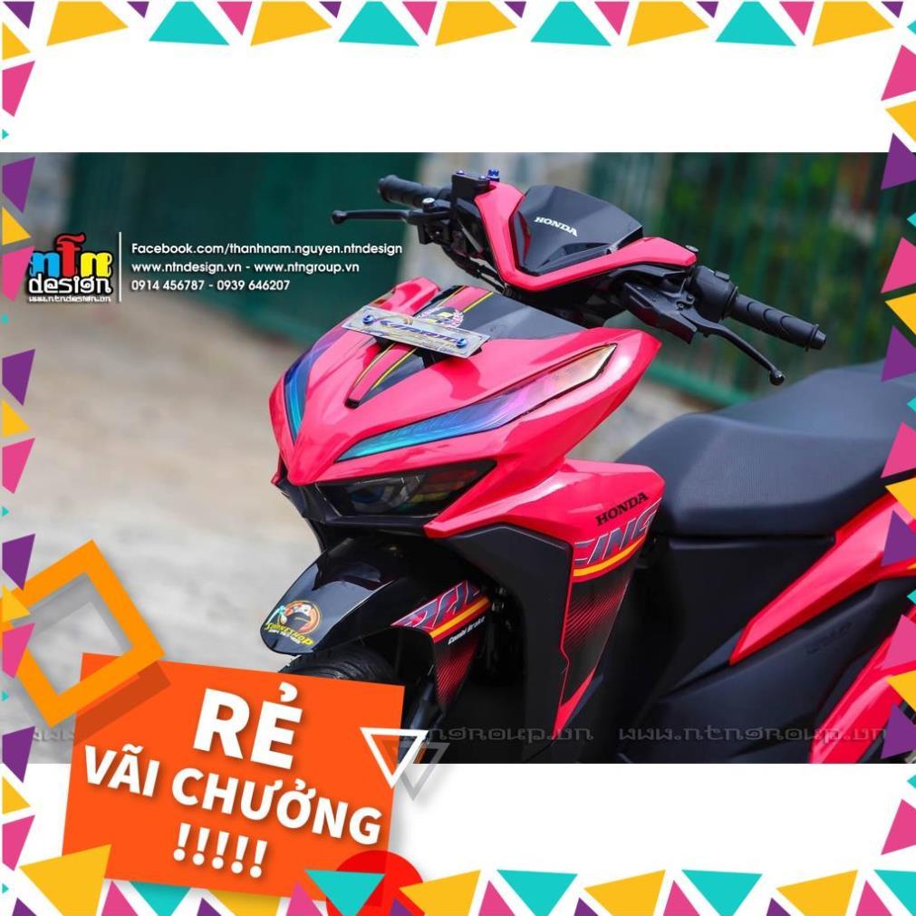 Tem Rời Vario Mẫu Racing Hồng Đen