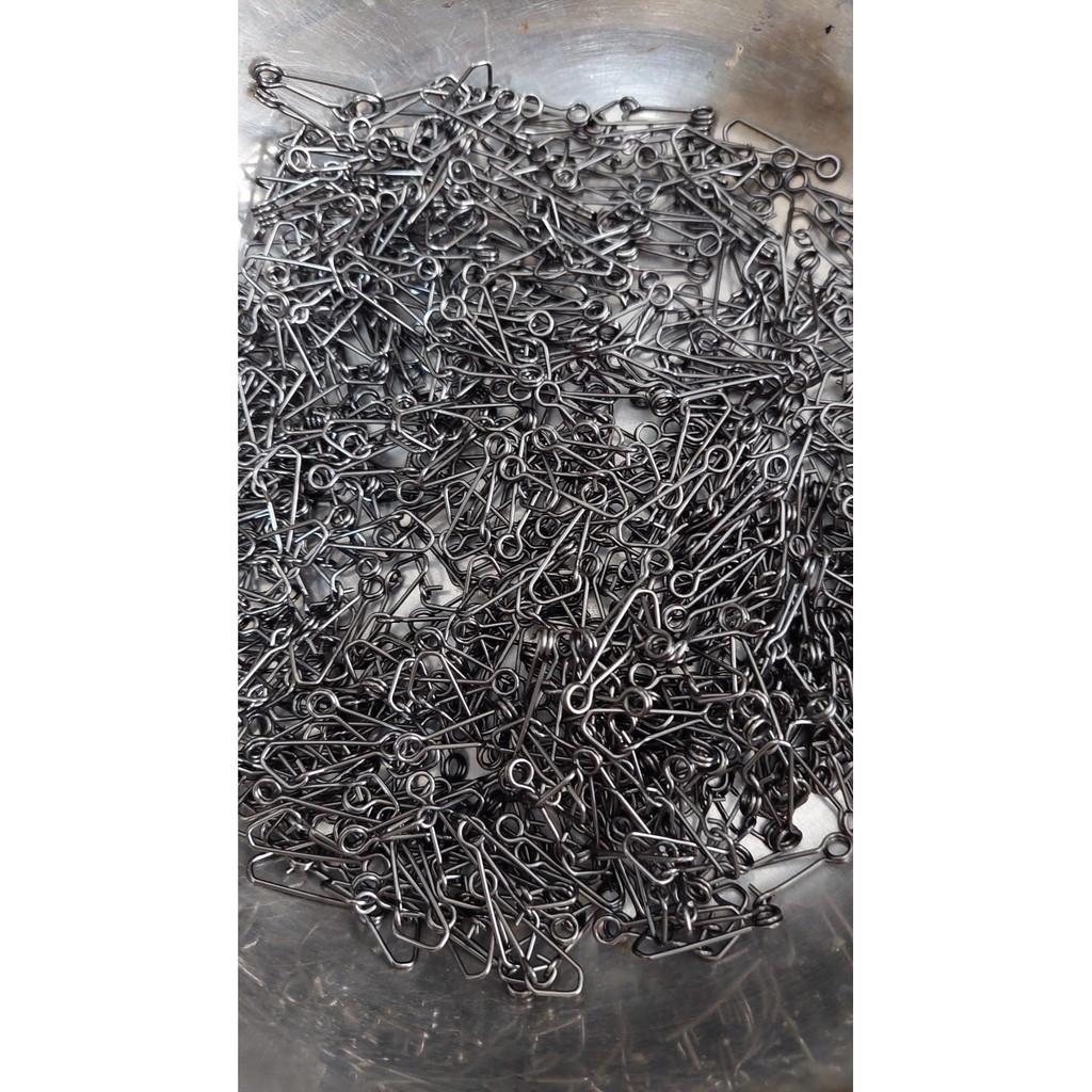 Combo 10 cái móc liên kết 2 vòng , phụ kiện đồ câu cá bằng thép không gỉ