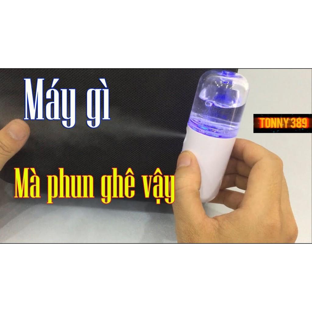 Máy Phun Sương Xông Hơi Mặt NaNo Mini Cầm Tay Hỗ Trợ Dưỡng Da Cấp Nước Tối Đa