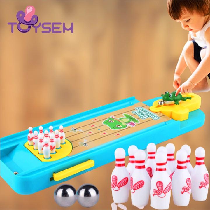 Bộ đồ chơi bowling vui nhộn giúp phản xạ tay và mắt nhanh nhẹn cho trẻ em từ 6 tuổi - Quà tặng sinh nhật cho bé