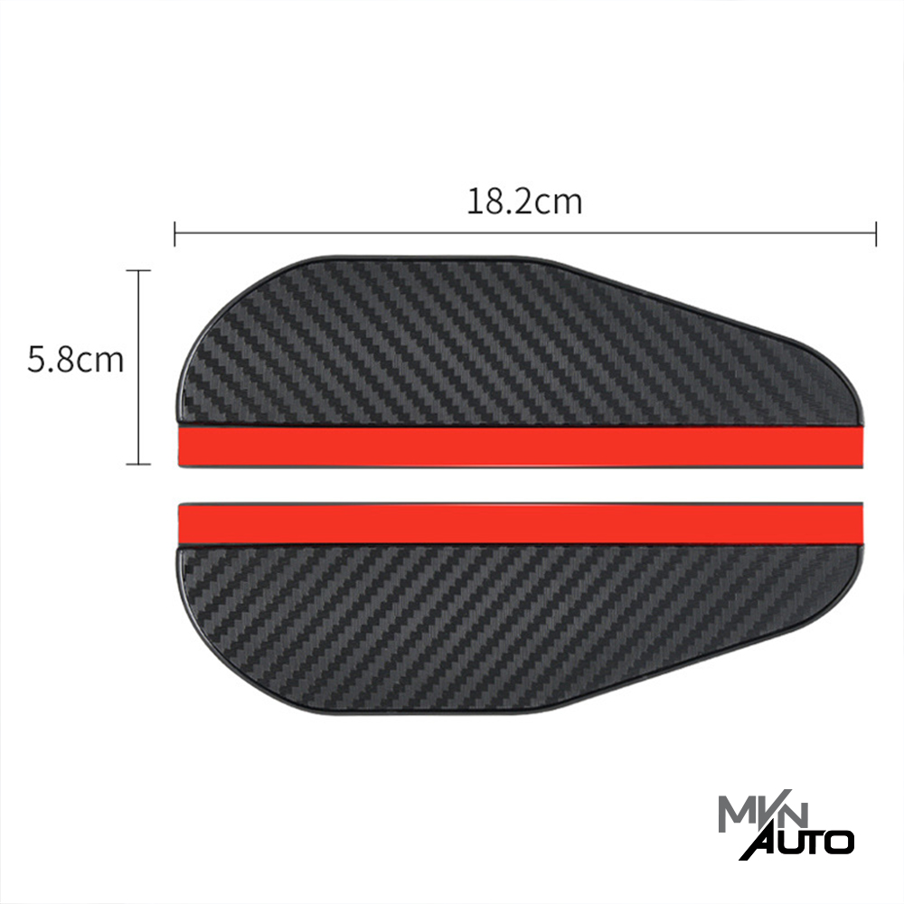 Bộ 2 Tấm Vè Che Mưa Chống Bám Nước Gương Chiếu Hậu Ô Tô Vân Carbon Thể Thao – Mvn Auto