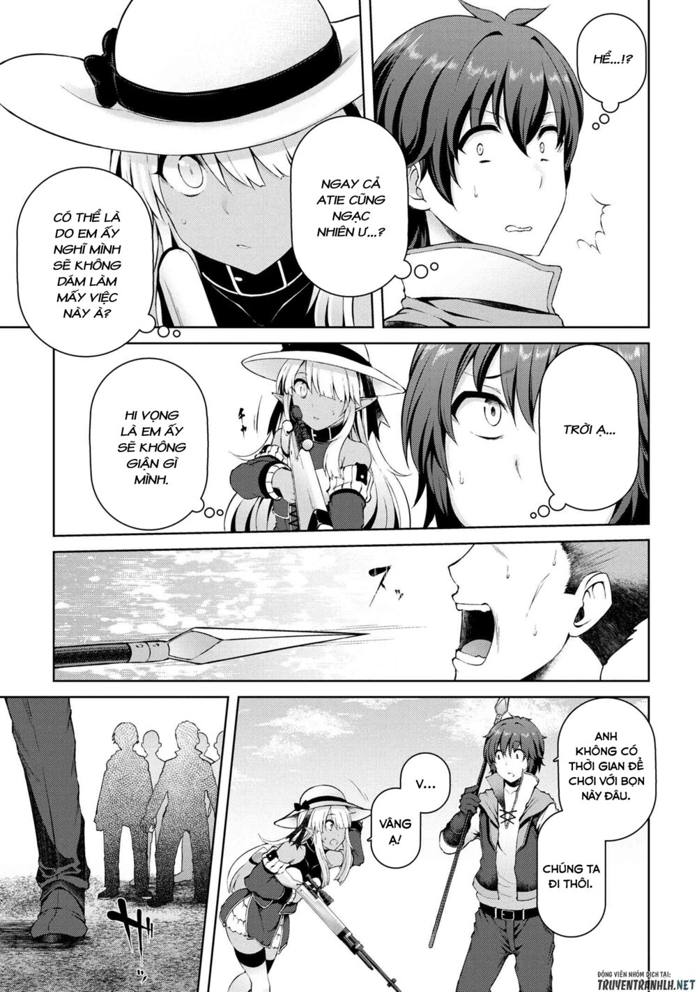 ngôi nhà của tôi đã bị đốt cháy, thế thì tại sao tôi không dùng hết số tiền còn lại để mua nô lệ dark elf? chapter 3 23