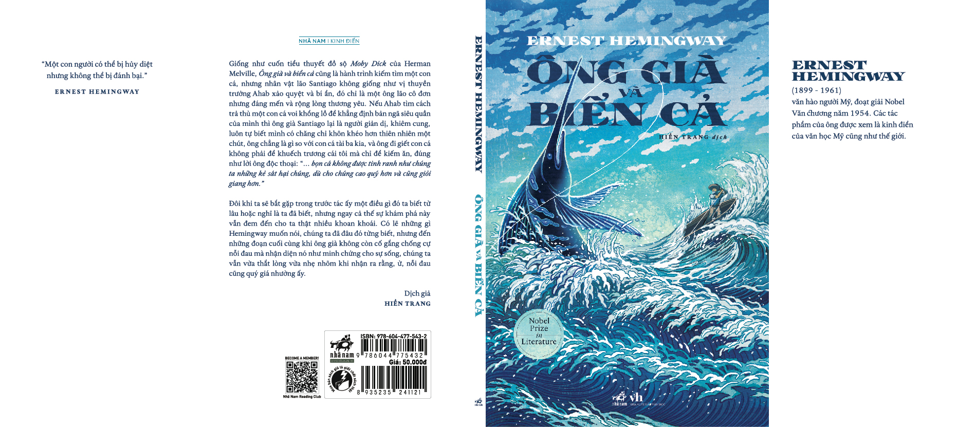Sách - Ông già và biển cả (Ernest Hemingway) (Nhã Nam Official)