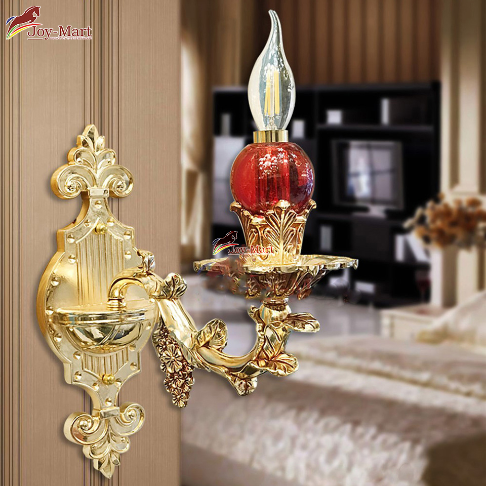 Đèn tường mạ vàng đơn MT6601/1