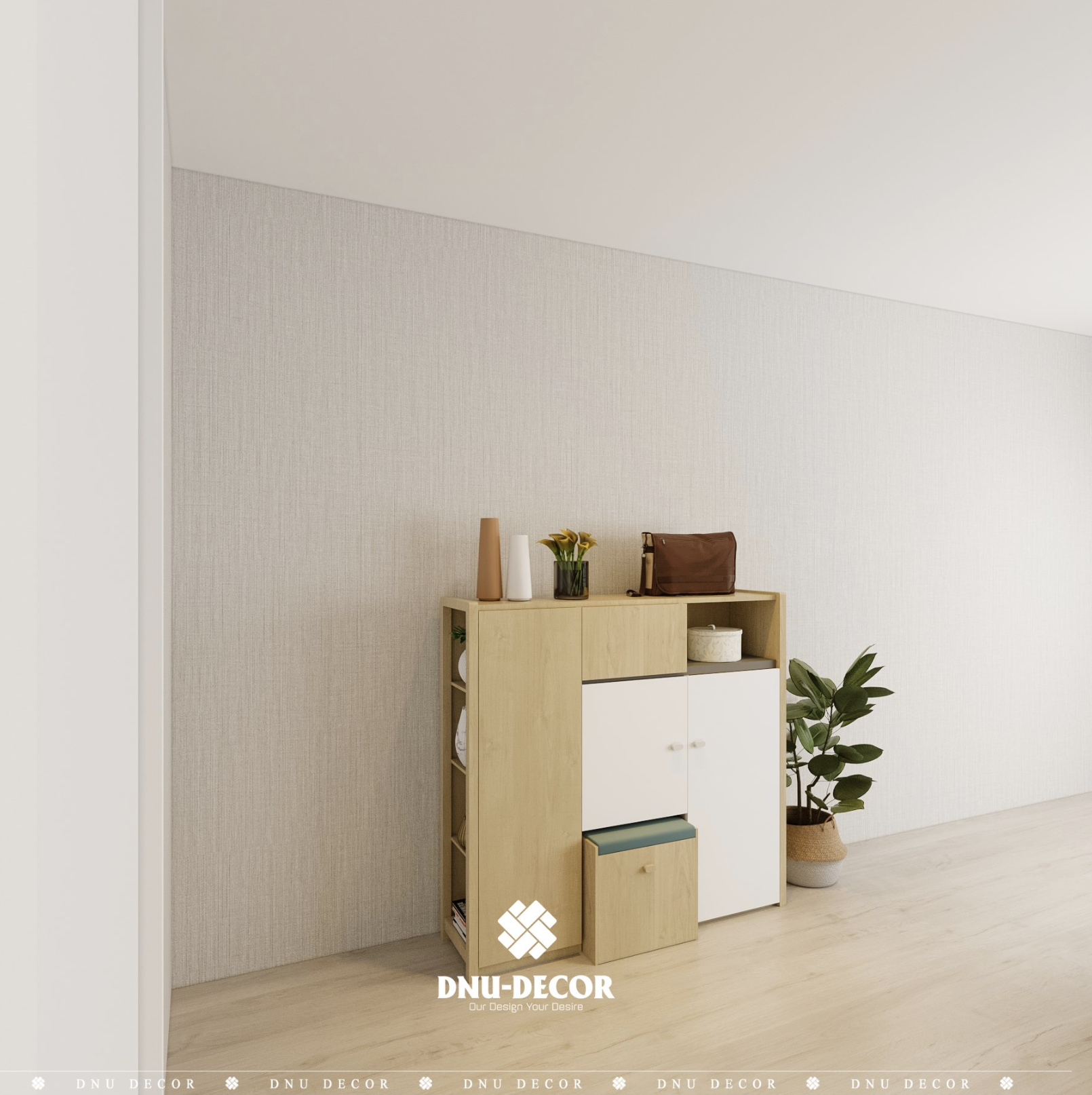 Tủ giày Tetris gỗ MDF phong cách Hiện đại/Tối giản/Bắc Âu/Countryside/Taiwan
