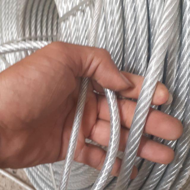 Cáp bọc nhựa cuộn 100 mét - Size 8 ly, 10 ly cáp thép giá sỉ