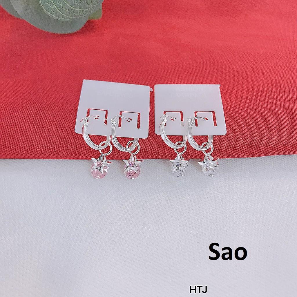 Bông tai trẻ em bạc ta MS54