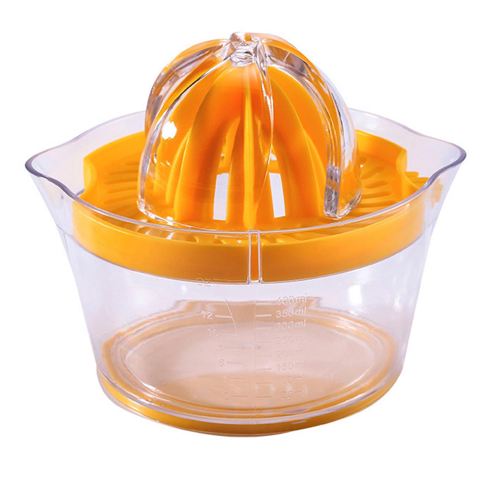 Manual Hand lemon Orange Juicer Transparent Body for Kitchen Juicing