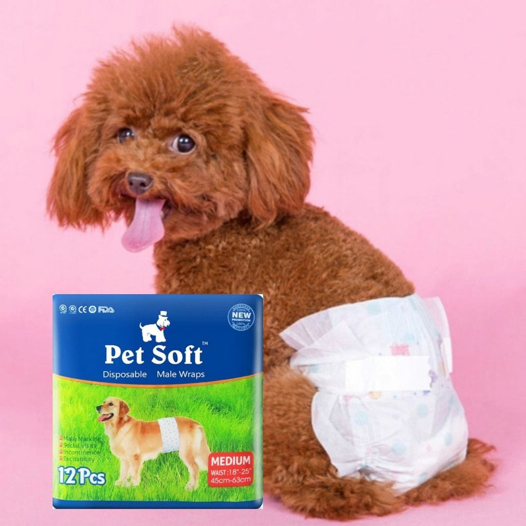 Bỉm Quần Vệ Sinh Dành Cho Chó Cái Pet Soft