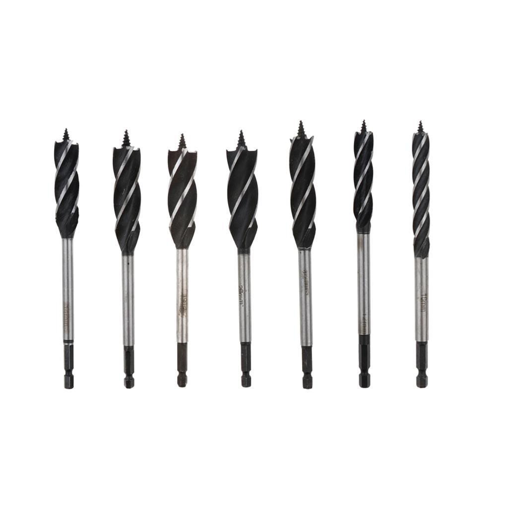 HSS 165mm Brad Point Drill Bit Shank Twist Woodworking Tool 10&amp;12mm