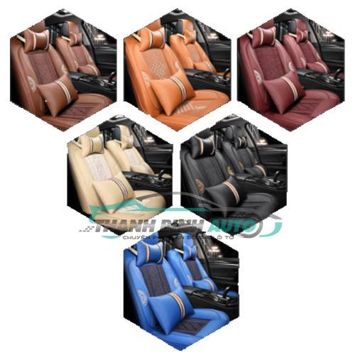 Bộ 4 Ghế Bọc Trùm Xe Cao Cấp Kèm Gối Tựa Đầu