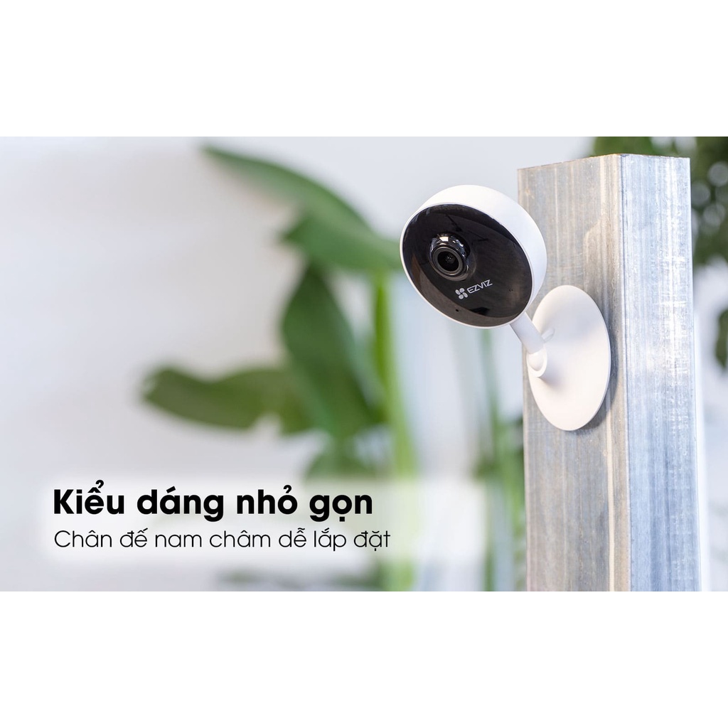 Camera wifi Ezviz C1C-B Đàm thoại 2 chiều, độ phân giải full HD 2.0MP - Hàng chính hãng