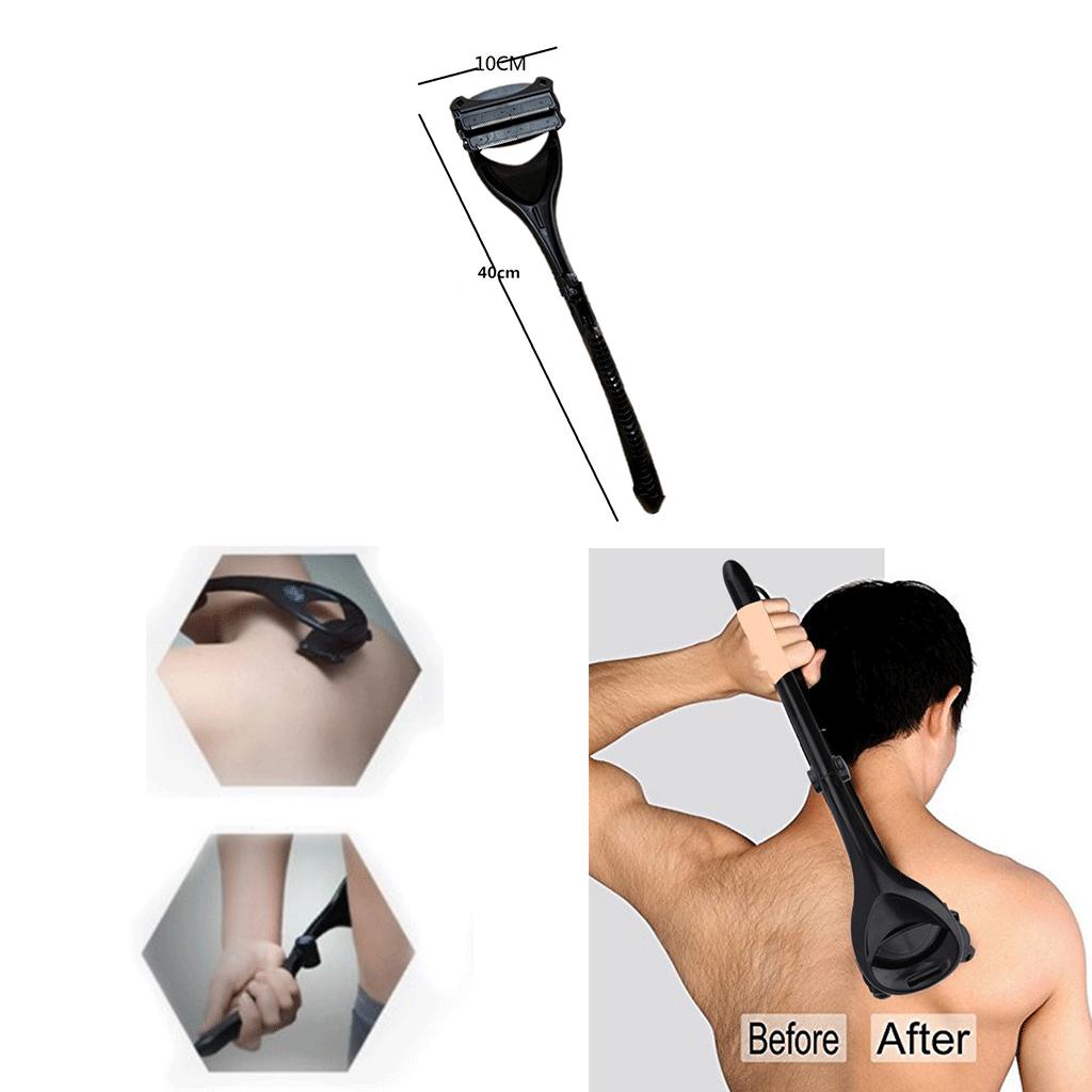 40cm Long Handle Back Hair Remover Manual Body Shaver Painless Groomer