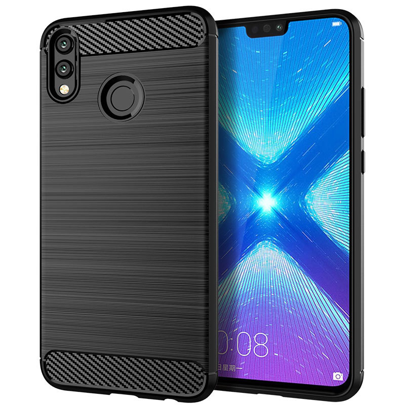 Ốp Lưng Dẻo Dành Cho Honor 8X Vân Xước Chống Sốc - Hàng chính hãng