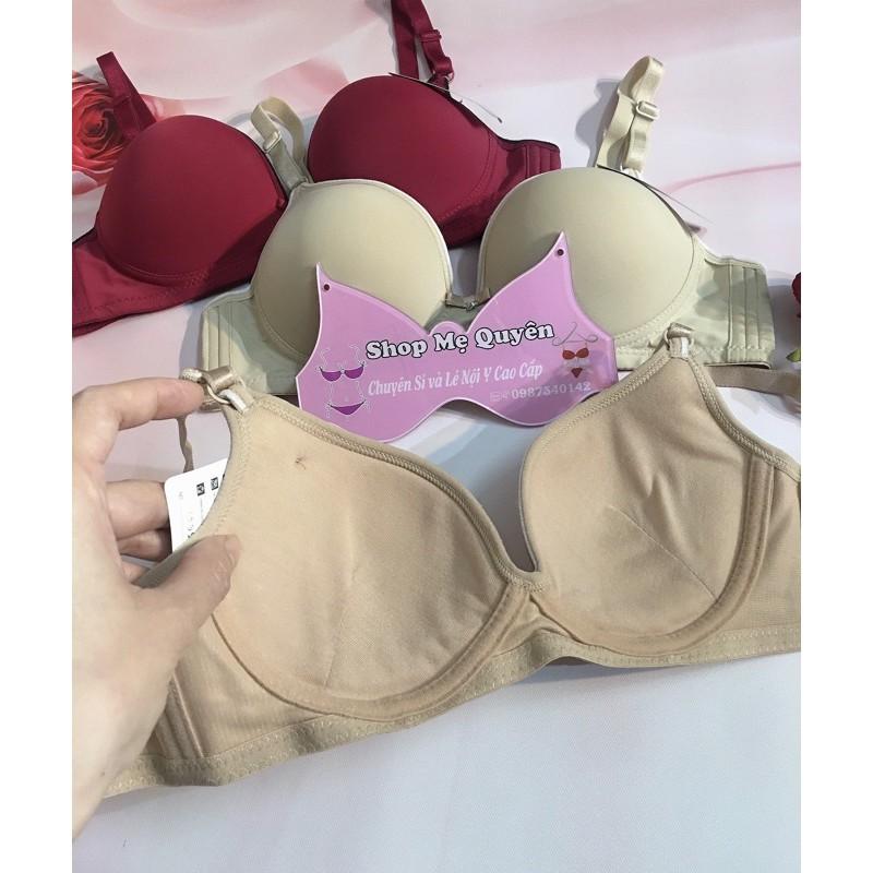 Áo lót mút vừa không gọng phối viền siêu ôm ngực