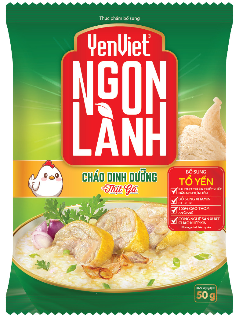 Cháo Dinh Dưỡng Gà Hầm- [Thùng 30 gói]