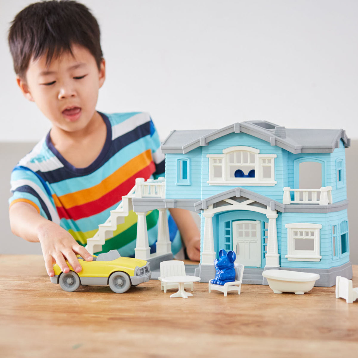 Bộ Đồ Chơi Ngôi Nhà Green Toys Cho Bé Từ 2 Tuổi – Xanh Dương