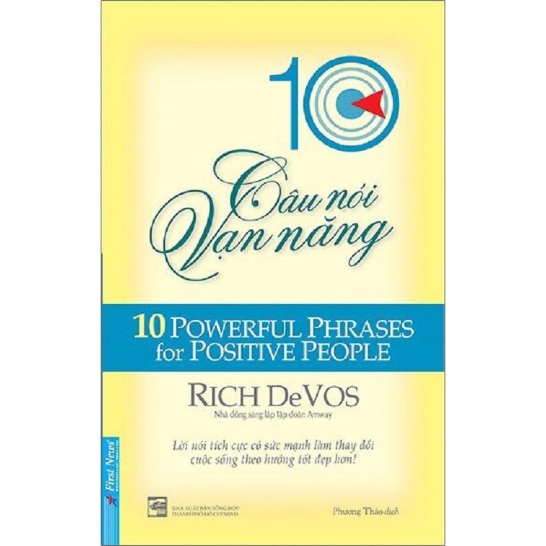 Combo Rich DeVos Con Đường Tỷ Phú (Bìa cứng) + 10 Câu Nói Vạn Năng  - Bản Quyền