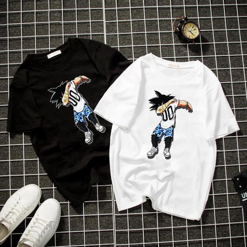 Áo thun Nam Nữ Không cổ GOKU BẮT TREND CIMT-0006 mẫu mới cực đẹp, có size bé cho trẻ em / áo thun Anime Manga Unisex Nam Nữ, áo phông thiết kế cổ tròn basic cộc tay thoáng mát