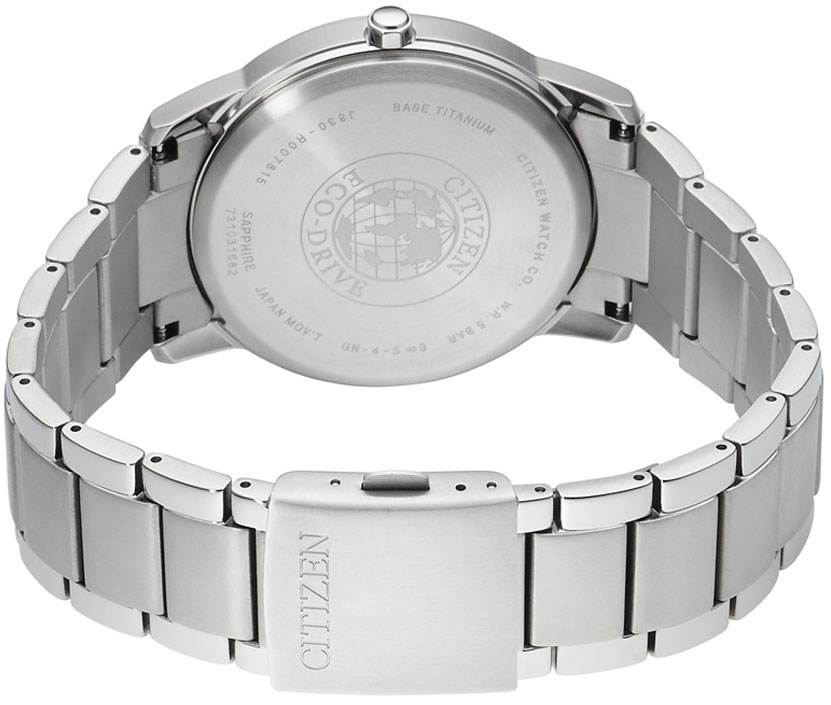 Đồng Hồ Nam Citizen Dây Titanium AW2020-82H - Mặt Xám (Sapphire)