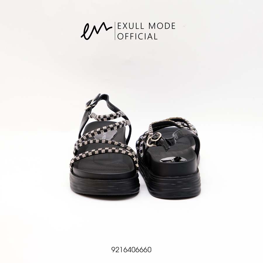 Sandals Đế Bằng Da Cao Cấp Quai Kẻ Caro Exull Mode 9216406660