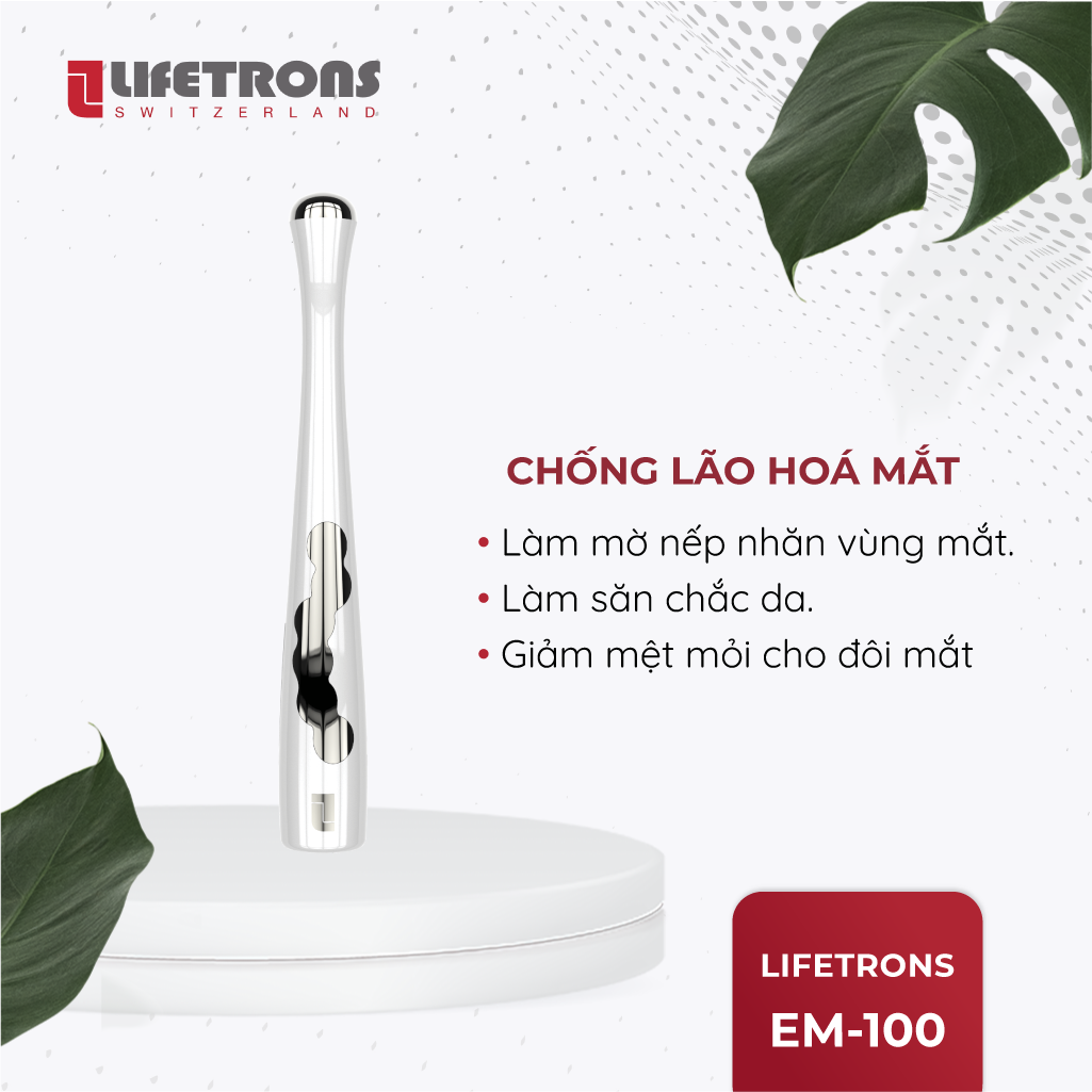 Combo quà tặng Máy rửa mặt nâng cơ CMD100 và massage giảm nhăn mắt