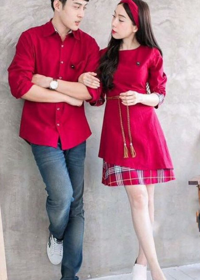 Áo váy cặp chất vải đẹp AV157