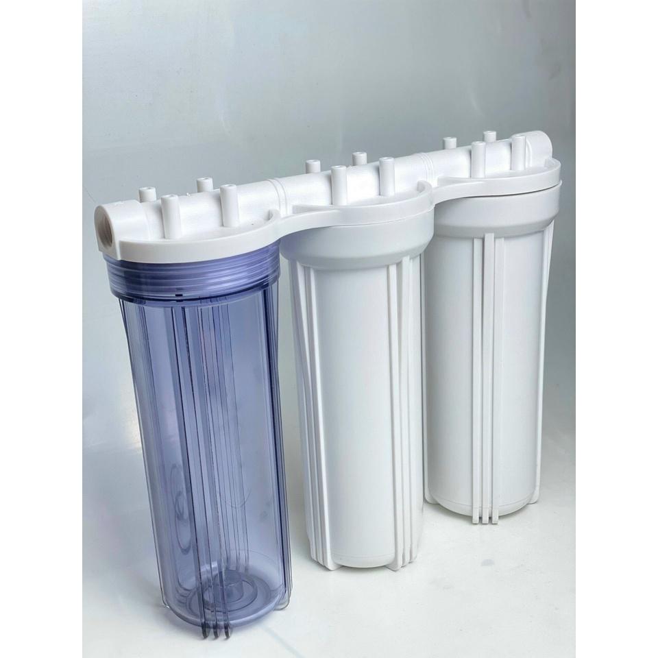 Bộ 3 ly lọc Nắp liền 10 inch ren 1/2''  - Hàng chính hãng