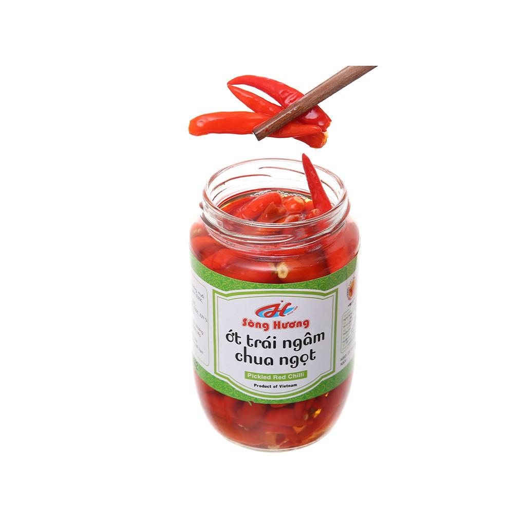 Ớt Ngâm Chua Ngọt Sông Hương Foods Hũ 160g