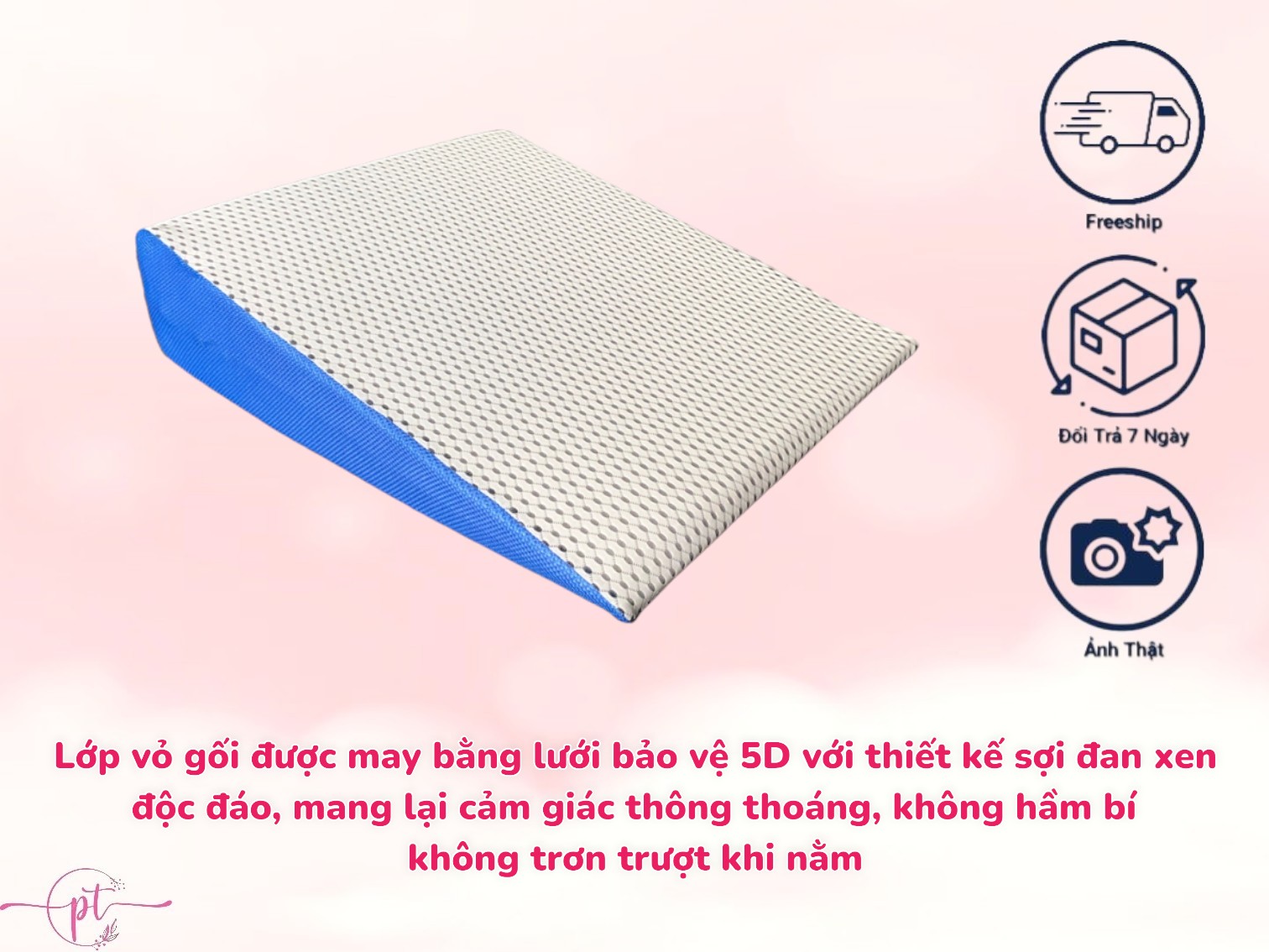 Gối Latex Foam Chống Trào Ngược Cho Người Lớn Kingroll 